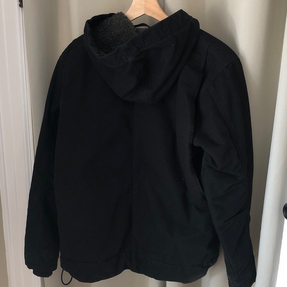 MEN'S SHERPA-LINED UTILITY JACKET - RELAXED FIT - WASHED DUCK - Picture 8 of 12